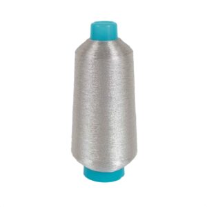 product photo silver platinum machine embroidery yarn