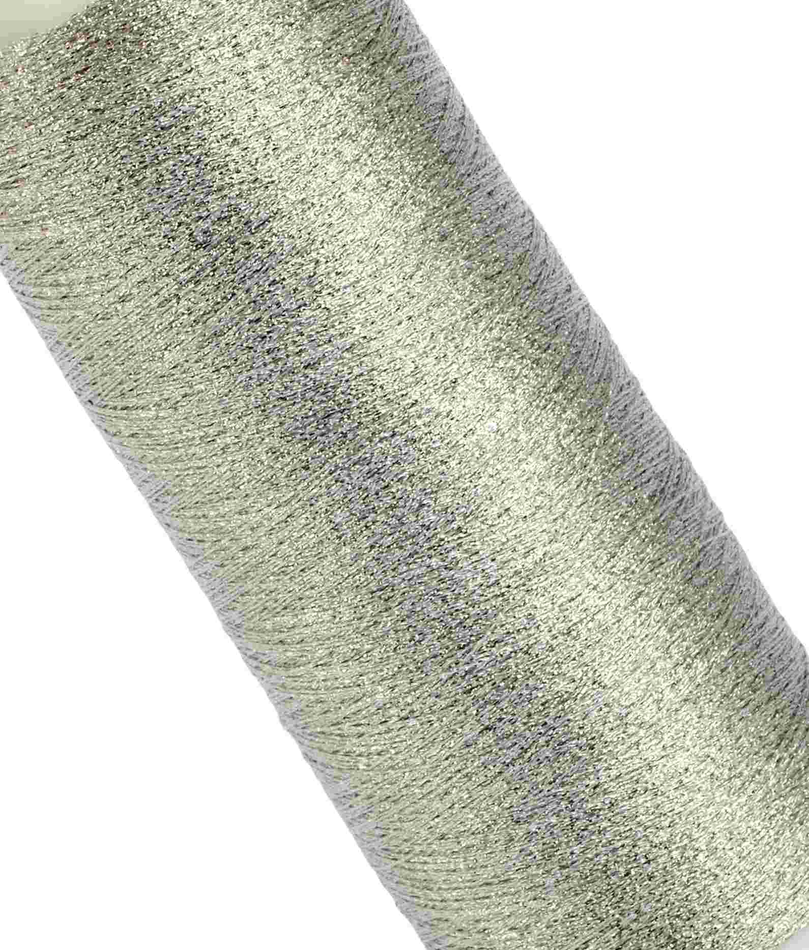 super bright silver metallic yarn machine embroidery