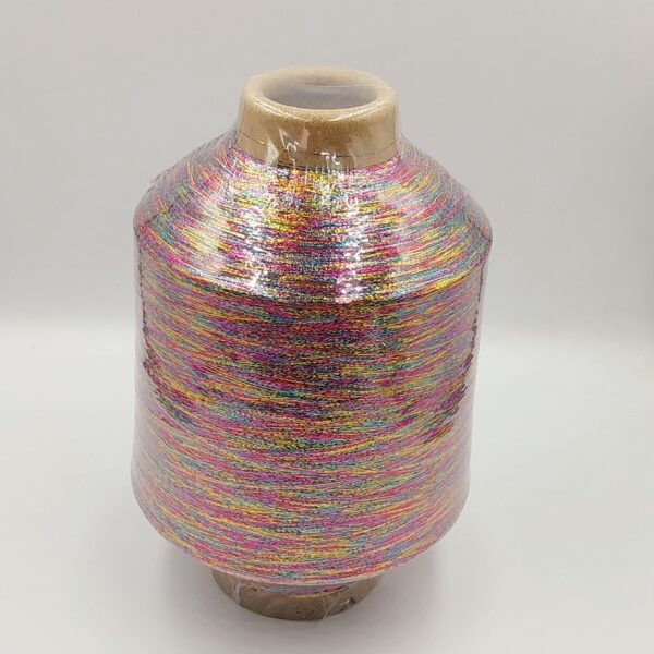 Bulk order lurex metallic yarn in multicolor. 6kgs 12 bobbins. Buy more for less.